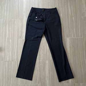 Ann Taylor navy straight leg trousers